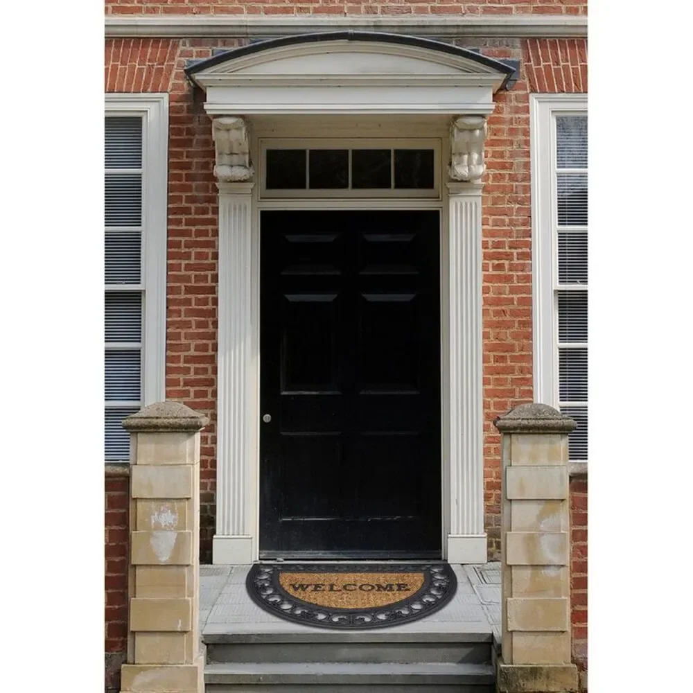 Recycled Rubber Door Mats, Outdoor/Indoor Highly Durable & Easy to Clean All